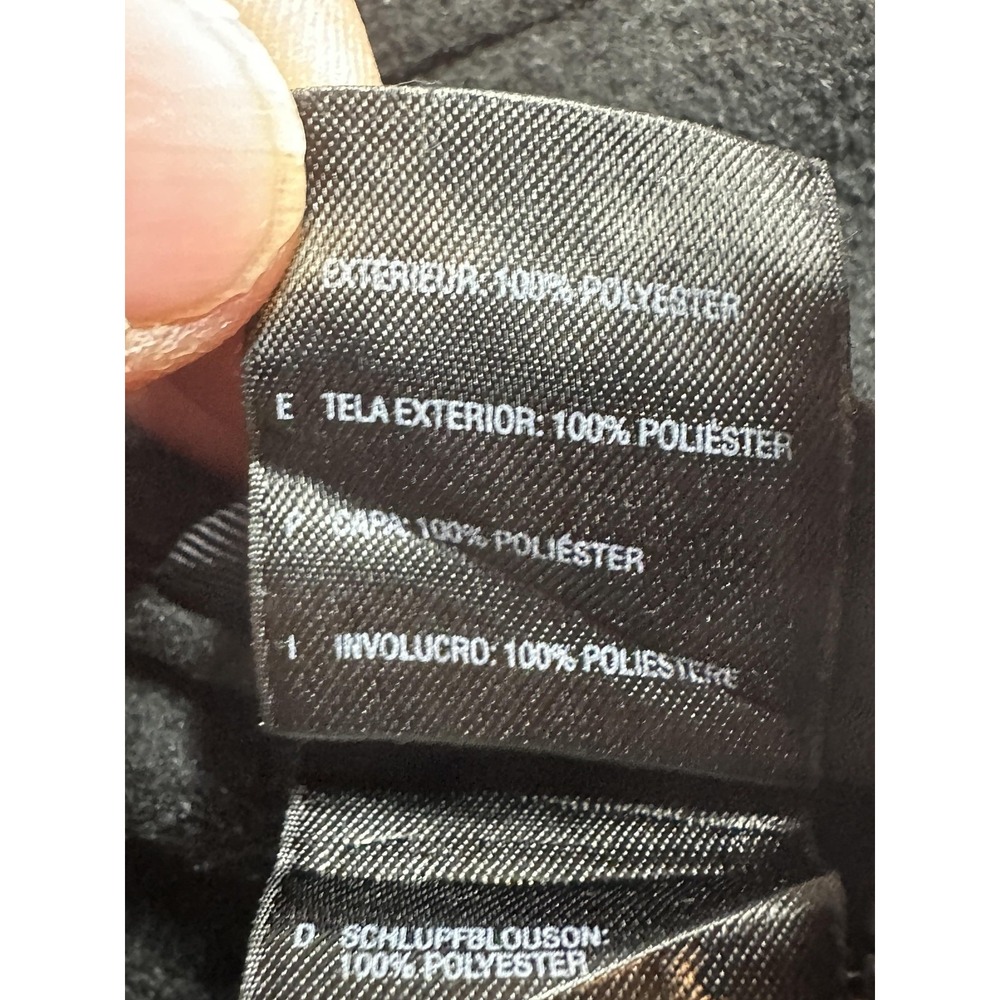 The North Face Fleece Jacket Mens Medium Black Full Zip Outdoor Hiking Warm - Picture 4 of 13